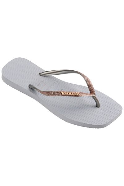 Havaianas Hav. Slapi de damă Square Glitter Ice Grey