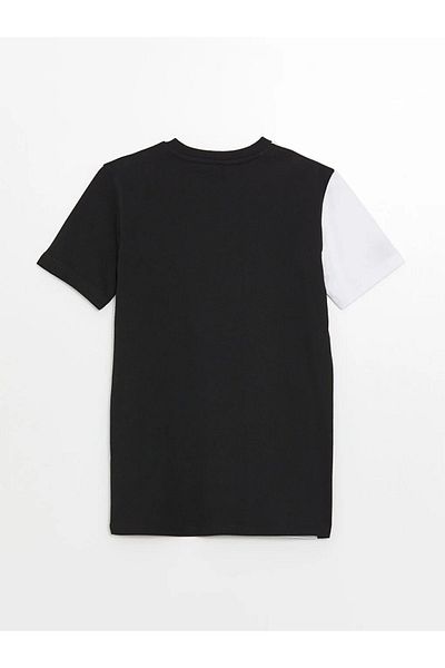 LC Waikiki LCW Kids Crew Neck Beşiktaş εμπριμέ κοντομάνικο μπλουζάκι για αγόρι
