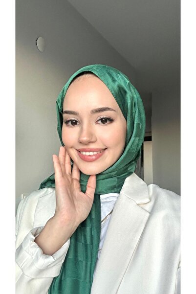 MİS İPEK Şal din bumbac jacquard cu model de damă