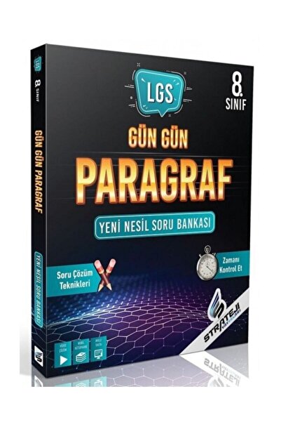 En Yayınları 8. Sınıf Lgs Gün Gün Paragraf Strateji Yayınları