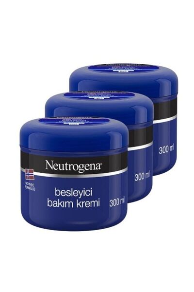 Neutrogena Norveç Formülü Besleyici Bakım Kremi X3 Adet 300 ml