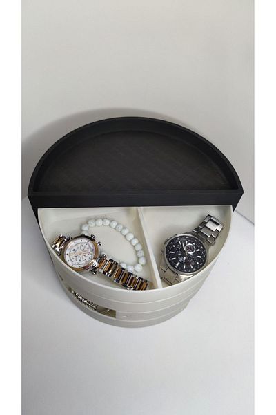 GİZZSTORE HOME 4 Tiers Jewelry, Makeup and Cosmetic Organizer Desk Organizer