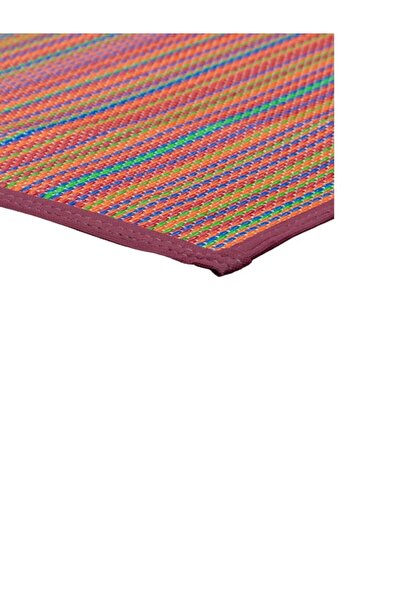 CRAFT HOME Katlanabilir Plastik Hasır Halı Kilim Piknik Plaj Park Bahçe Teras Veranda