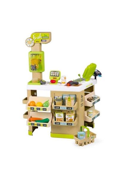 Smoby مجموعة لعب الفواكه الطازجة - سوق الخضروات