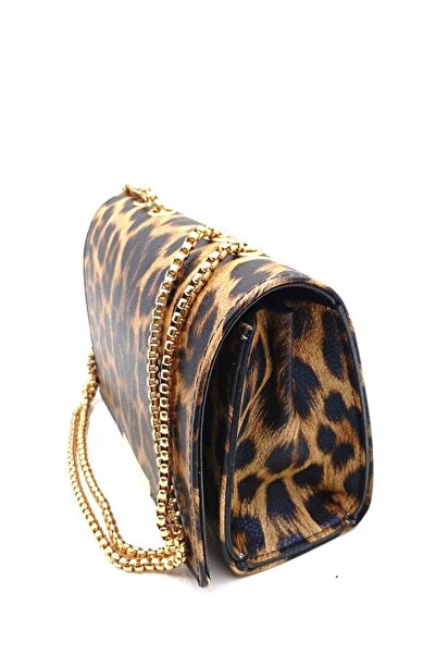 MAC&MOS Geantă de umăr de damă de culoare leopard