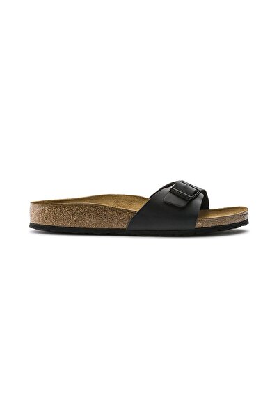Birkenstock Genuine Leather Madrid Single Buckle Women's Slippers