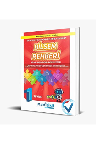 Mavitikli Yayıncılık Bilsem Rehberi 1.seviye Soru Bankası