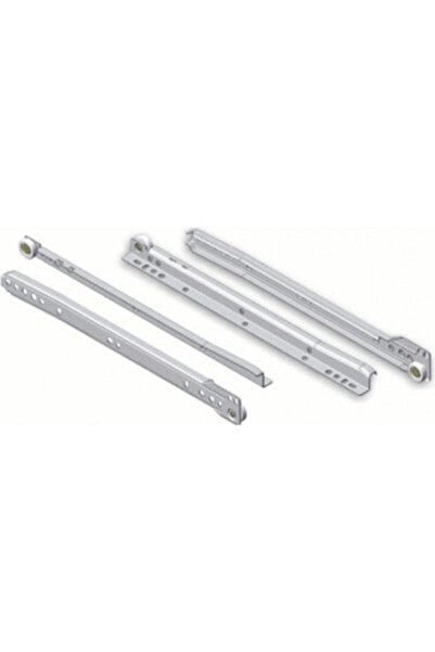 SAMET Beyaz Klasik Çekmece Ray - 40 Lık - 40 Cm 1 Takım