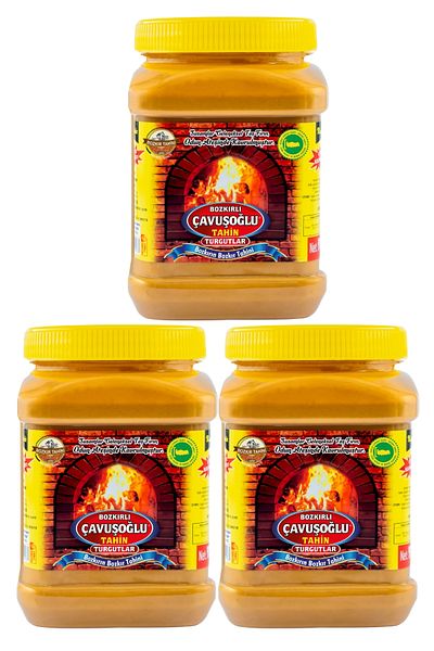 Bozkırlı Çavuşoğlu Wood Fire Steppe Tahini Non-Dandruff 3 Pack