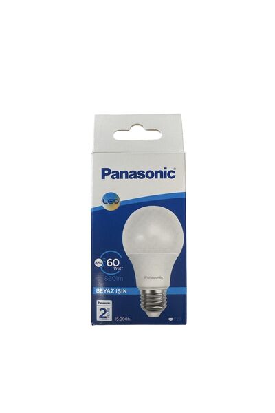PANASONIC 60W-8.5W 6500K BEYAZ LED Ampül E-27 Duy 15.000 SAAT 860LM PANASONİC