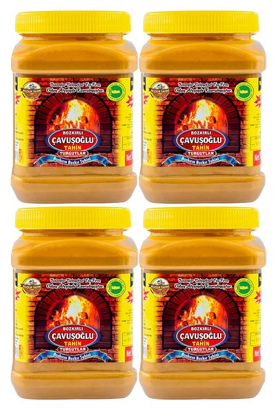 Bozkırlı Çavuşoğlu Wood Fire Steppe Tahini Dandruffless Pack of 4