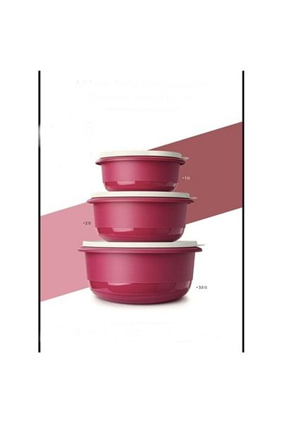 Tupperware Miksim Set of 3+perforated Cover