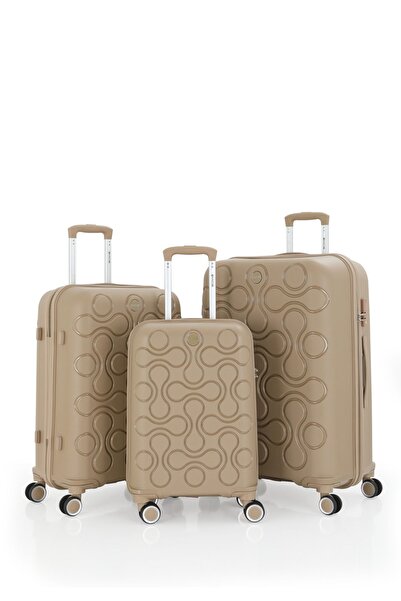 MÇS Mçs Üçlü Polipropilen Valiz Seti V376