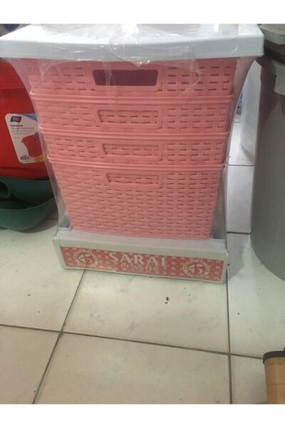 SARAL Plastik Komidin Plastik Sebzelik Beyaz Renk