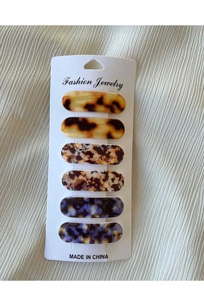 MİNAHOBİ 5 Cm Colorful Snap Buckle 6 PCS
