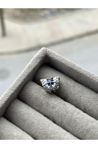 asaf Kelebek charm | gümüş kaplama