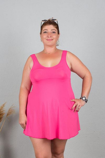 Pink Women Plus Size Swimsuits Styles Prices Trendyol