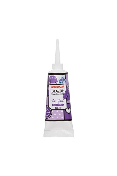 ŞEKER & SUGAR Glazür Mor 100 G