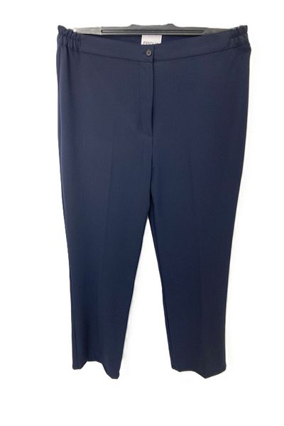 Epique Wear بنطلون نسائي مقاس كبير - قماش بخصر مطاطي