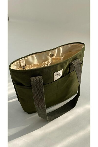 VAGO COLLECTION Eco Canvas Bag - Khaki