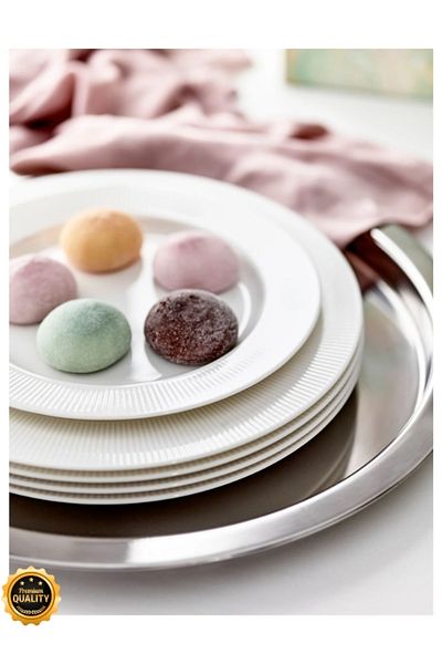 TAGESAN 22 Cm Ofantlıgt White Porcelain Dessert Plate