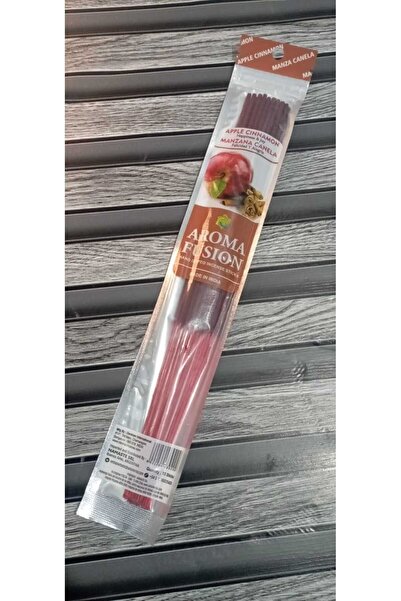 HUNATASARIM 15 Adet Organik Çubuk Tütsü Apple Cinnamon Kokulu (UZUNLUK:30 CM)