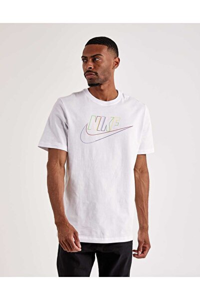 Nike Sportswear Tee Club Erkek Beyaz T-shirt, Stil Erkek Beyaz Tişört