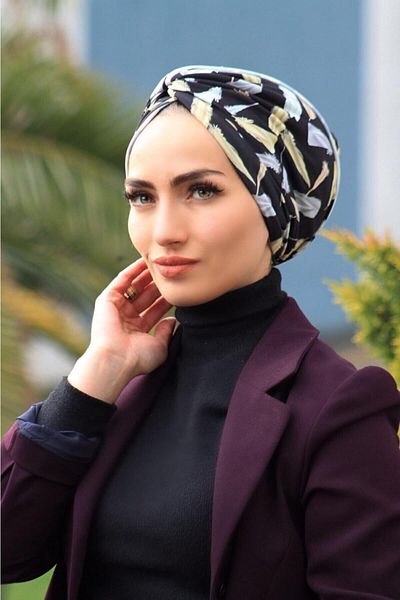 tessetür Bone diyarı WOMEN'S FILLING BONE READY MODEL SANDY FABRIC HYJAP