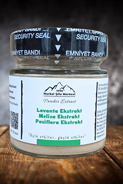 Nurbal Şifa Merkezi Lavanta, Melisa, Pasiflora Ekstrakt 120 Gr Strs