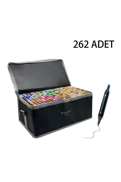 Dodocool Set of 262 Double Ended Touch Marker Art Design Pens Imported Product