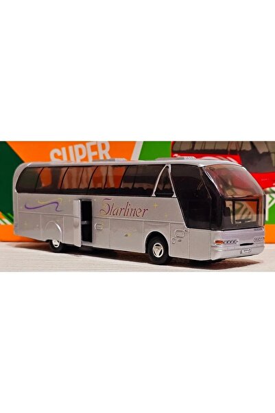 RAMO'S STORE Neoplan Starliner Otobüs Diecast Kolesiyon Metal Model Welly Kapı Açılır