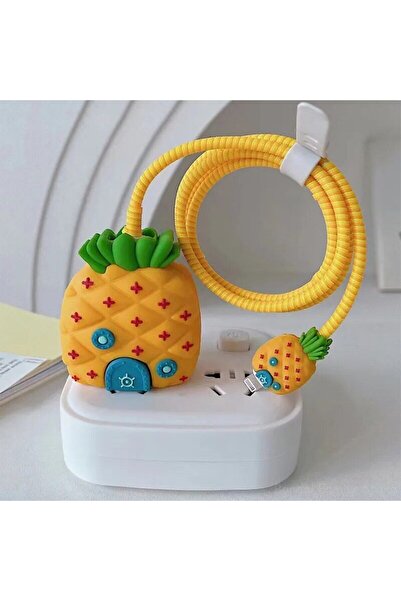 craftcase 18w/20w Uyumlu Şarj Aleti Kılıfı, Şarj Kablosu Örme Aparatı, Toparl...