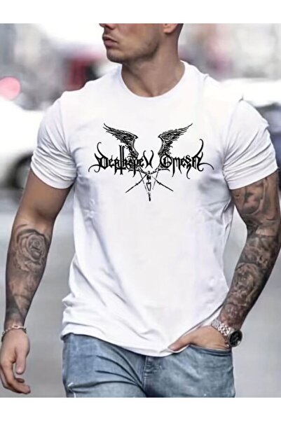 CLASSY.MODA Μπλουζάκι μονόχρωμο - Λευκό μπλουζάκι με κοντό μανίκι με λαιμόκοψη