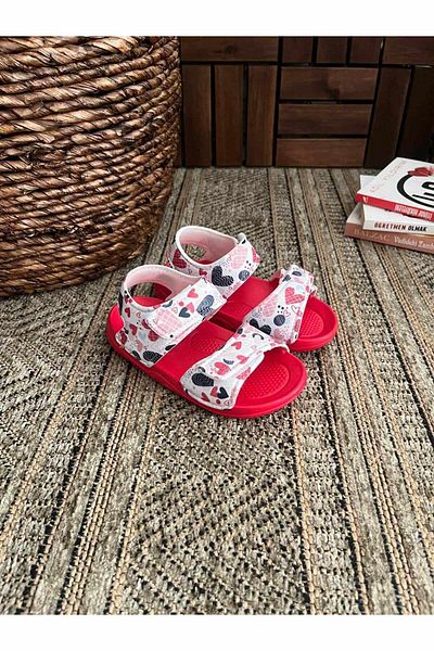 Behtah Kundura Soft Orthopedic Patterned Children's Sandals - Non-Slip Sole, Velcro