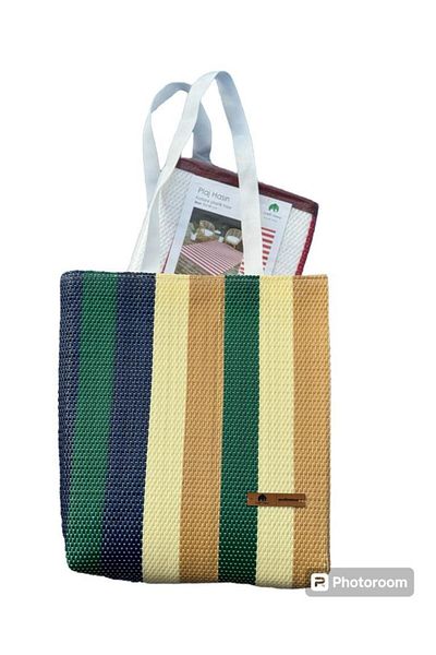 CRAFT HOME Large Cut Colorful Beach Bag