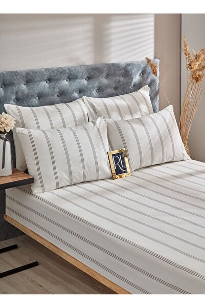 Ricco Lifes Sada organických povlaků na přikrývky Atlantis barvené přízí (BEZ LISTU)