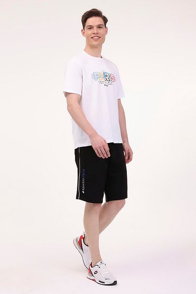 Lotto Tricou cu mânecă scurtă pentru bărbați M-POSSIB TEE 4FX alb