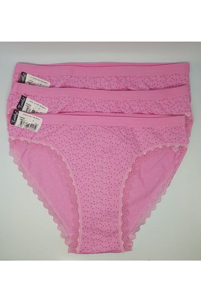 Tutku Γυναικεία εσώρουχα μπικίνι 6 Pack Pink Sparkle 0773 Fua Shop