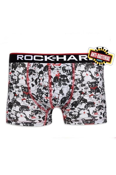 rockhard Ανδρικά μποξεράκια Lycra με πολύχρωμα σχέδια