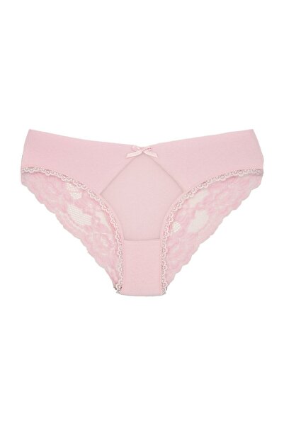 Zena 10 τμχ Βαμβακερό μπροστινό τούλι πίσω δαντέλα Λεπτομέρεια γυναικεία σλιπ γυναικεία κιλότα