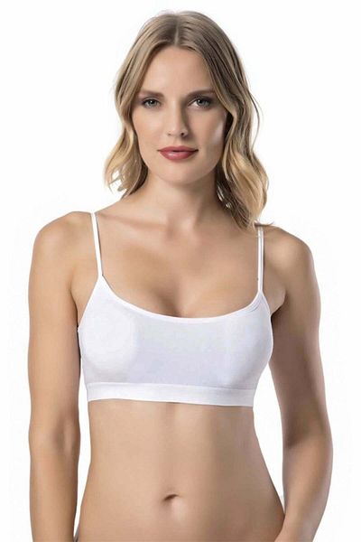 KOTA İÇ GİYİM حمالة صدر نسائية من Kota White Rope Suspender Pad للموسم الجديد