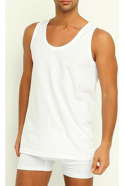 TekYıldız Yıldız Extra White Single Jersey Men's Undershirt