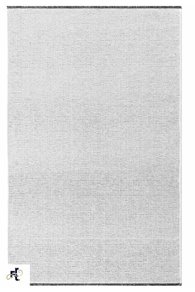 Frt Export Modern Makinede Yıkanabilir Beyaz Saçaklı Tek Taraflı Kilim
