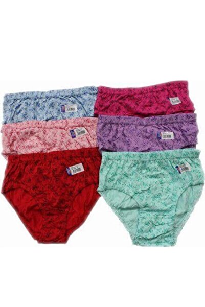 Seher Yıldız 12-пакетний набір різнокольорових трусів-боксерів для жінок великих розмірів