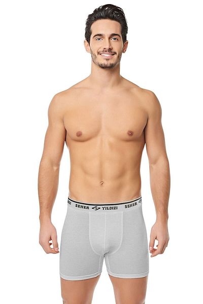 Seher Yıldızı Ανδρικά γκρι Lycra Boxers