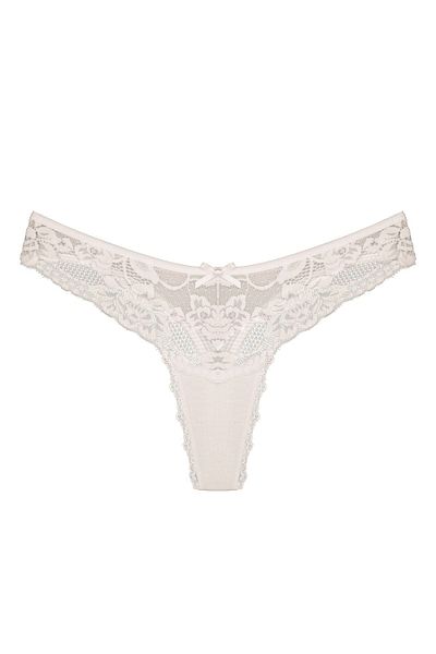 Zena Lace Detailed Cotton Thong Women's Panties