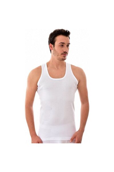 Tutku Ανδρικό εσώρουχο White Rib Flexible
