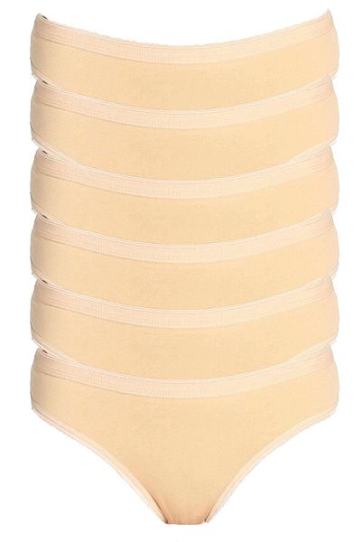 Tutku Underwear Set of 6 Women's 100% Cotton Bikini Panties Underwear