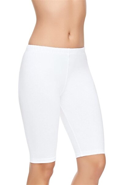 Tutku Elit White Modal Laptop Women's Tights 2103