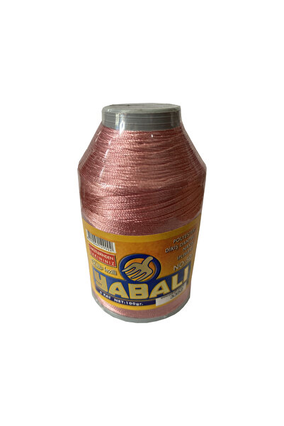 Yabalı Polyester Dikiş İpi, Dantel İpi, Nakış İpi 100 Gram, Renk No: 3352 Ren...